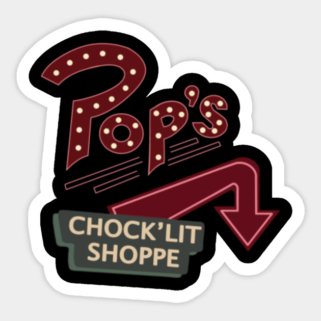  Riverdale  Pop  s Chock lit Shoppe Riverdale  Sticker  